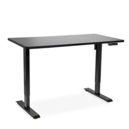 Dellonda Black Electric Height Adjustable Standing Desk With Memory, Quiet, 1400X700mm - Dh245 - thumbnail 6