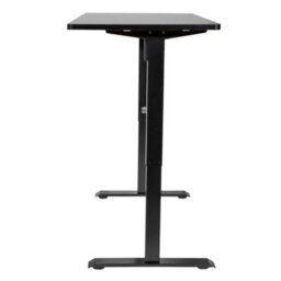 Dellonda Black Electric Height Adjustable Standing Desk With Memory, Quiet, 1400X700mm - Dh245