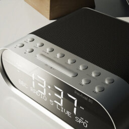 Azatom Revival R1 Dab / Dab+ Clock Radio Alarm With Bluetooth (Silver) - thumbnail 4
