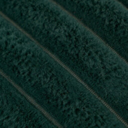 Ohs 2 X Faux Fur Thick Rib Cushion Covers - Green - thumbnail 7