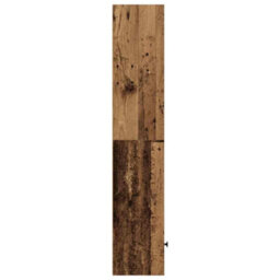 Berkfield Durable Bookcase Old Wood 31X24X127 Cm Engineered Wood - thumbnail 5