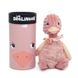 Les Dèglingos Les Degingos Small Pomelos The Ostrich In Box Plush Figure Kids Soft Cuddly Toy