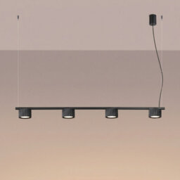 Sollux Lighting Aura Aluminum Black 4 Lights Minimalist Chandeliers - thumbnail 3