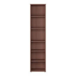 Furniture To Go Alice Springs Tall Narrow Bookcase With 5 Shelves In Terracotta - thumbnail 3
