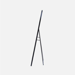 Sweeek - Aluminium Floor Mirror Justin Black 60X2.8X165 Cm - thumbnail 3