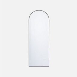 Sweeek - Aluminium Floor Mirror Justin Black 60X2.8X165 Cm - thumbnail 2