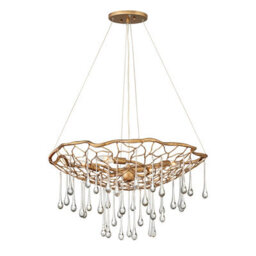Luminosa Lighting Elstead Lisa Mcdennon By Hinkley Laguna 4 Light Pendant Light Burnished Gold - thumbnail 1