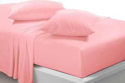 Homes & Linen Microfibre Flat Sheet  Super Soft Wrinkle Free And Breathable Lightweight Hotel Quality Bed Sheet
