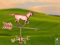 Good Directions Cottage Horse Copper Weathervane - H63 X W53 X L28 Cm