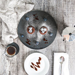 Argon Tableware 30Cm Slate Placemats - Set Of 6 Round Natural Stone Smooth Edge Slate Dinner Mats Dinnerware Plate Placemats - thumbnail 5