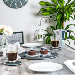 Argon Tableware 30Cm Slate Placemats - Set Of 6 Round Natural Stone Smooth Edge Slate Dinner Mats Dinnerware Plate Placemats - thumbnail 7