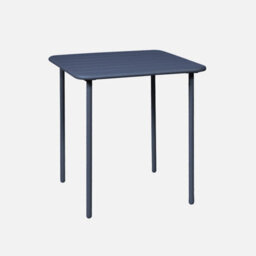 Sweeek - 2-Seater Square Steel Garden Table Amelia 70Cm 70X70X72.5 Cm