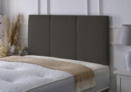 Slumbre Alton Chenille Headboard - 2Ft6 Small Single - Charcoal Chenille