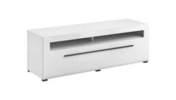 Arte Tulsa Modern Tv Cabinet In White Gloss - W1600mm X H520mm X D500mm - thumbnail 1