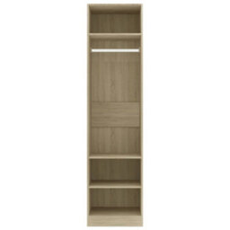 Berkfield Wardrobe Sonoma Oak 50X50X200 Cm Engineered Wood - thumbnail 5