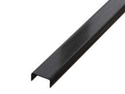 Ilcom Decorative Profile C 40mm X 2440mm X 0.65mm Black Brushed Stainless Steel