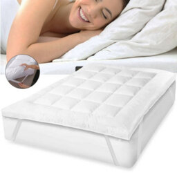 S Size Hotel Quality Mattress Topper 10Cm Deep Thick Single Double King Super All Sizes - thumbnail 1