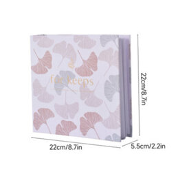 Living And Home 200 Pocket Photo Album Ginkgo Leaf Hardcover Pp Pocket Family Memory Storage Book - thumbnail 8