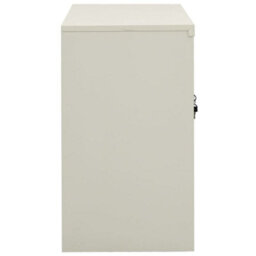 Berkfield Office Cabinet Light Grey 90X40X70 Cm Steel - thumbnail 3