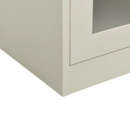 Berkfield Office Cabinet Light Grey 90X40X70 Cm Steel - thumbnail 7