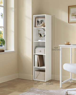 Ledrem Bookcase, 5-Tier Open Storage Shelf, Freestanding Shelving Unit - image 1