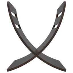 Berkfield Wooden Magazine Rack Floor Standing Brown - thumbnail 6
