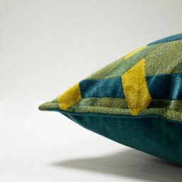 Paoletti Delano Velvet Jacquard Cushion Cover - thumbnail 4