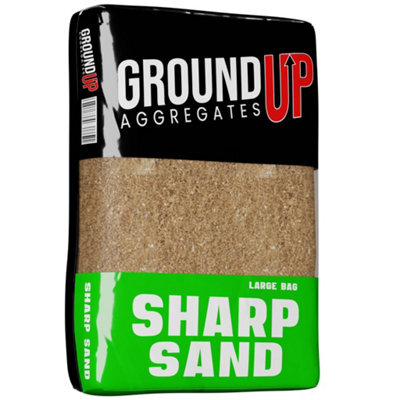 Ap Sharp Sand 23Kg Bag Washed Grit Builders Sand Concreting Screeding Block Paving Bedding Underground Pipes Soil Conditioner - image 1