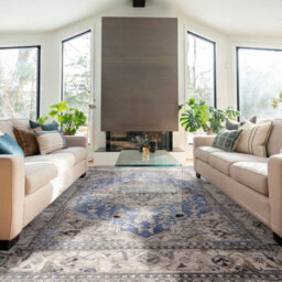 Asiatic Sovereign Blue Medallion Rug-200Cm X 290Cm - thumbnail 4