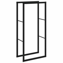 Walplus Firewood Rack Black 55X30X116 Cm Steel - thumbnail 7