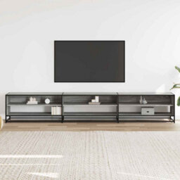 Berkfield Tv Cabinet Grey Sonoma 270X40X46 Cm Engineered Wood - thumbnail 3