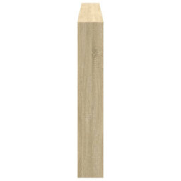 Berkfield Headboard Cabinet With Led Sonoma Oak 200X17X102 Cm - thumbnail 7