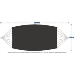 Camping Hammock Canvas Hammock Yard Garden Hammock Outdoor Travel Hanging Bed - thumbnail 2