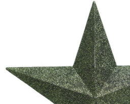 Decoris Pine Green Christmas Tree Star Topper Glitter Plastic Tree Decoration 20Cm - thumbnail 4