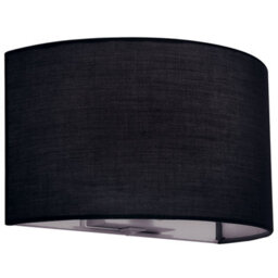 Harper Living 1Xe27/es Wall Wash Light With Switch, Semi-Circle Grey Fabric Shade, Suitable For Led Upgrade - thumbnail 7