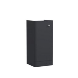 Hudson Reed Components Floor Standing 1 Door Unit, 400mm-Soft Black - thumbnail 1