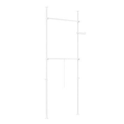 Clothes Rail White Closet Wardrobe Freestanding Storage Adjustable Coat Rack ,sobuy Frg109-Ii-W - image 1