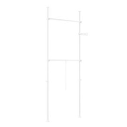 Clothes Rail White Closet Wardrobe Freestanding Storage Adjustable Coat Rack ,sobuy Frg109-Ii-W