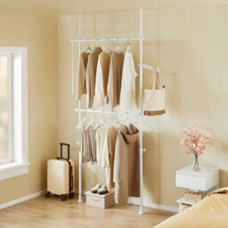 Clothes Rail White Closet Wardrobe Freestanding Storage Adjustable Coat Rack ,sobuy Frg109-Ii-W - thumbnail 4