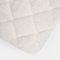 Ohs Teddy Thermal Mattress Topper, Cream - Single - thumbnail 6