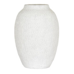 Hill Interiors Ashen Tall Vase White (27Cm X 20Cm X 20Cm) - thumbnail 1
