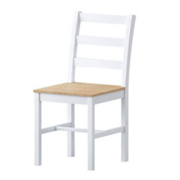Comfy Living 5 Piece Wooden Dining Set In White With Natural Table Top - thumbnail 2