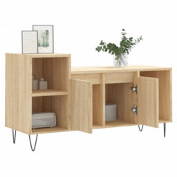 Walplus Tv Cabinet Sonoma Oak 100X35X55 Cm Engineered Wood - thumbnail 4