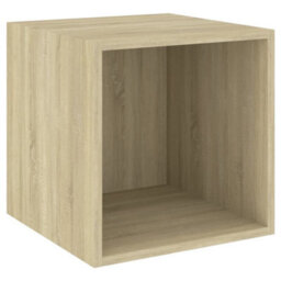 Berkfield 3 Piece Tv Cabinet Set Sonoma Oak Engineered Wood - thumbnail 4