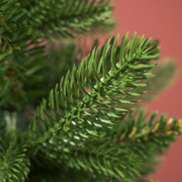 CLEFFNS Tabletop Small Christmas Tree 45Cm Unlit Christmas Tree With Base For Christmas Table Center Piece Beautiful Miniature Pine - thumbnail 2