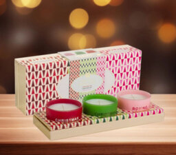 Pan Aroma Christmas Candle Set Christmas Eve Christmas Day Boxing Day Scented Candles 23H - thumbnail 1