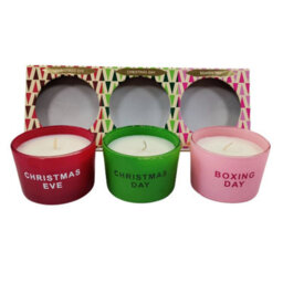 Pan Aroma Christmas Candle Set Christmas Eve Christmas Day Boxing Day Scented Candles 23H - thumbnail 4