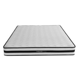 Home Source Orion Bonnell Coil System White Quilted 5Ft Small Double Mattress Medium Firm - thumbnail 4