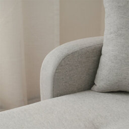 Abrihome L-Shaped Corner Sofa With Chaise Lounge (166X118X77Cm), Grey 3-Seater Sofa In Breathable Cotton-Linen Fabric For Living Rooms - thumbnail 2