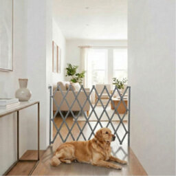 Bettacare Expandable Pet Barrier, 60Cm - 108Cm, Grey, Wooden, Retractable Dog Safety Gate, Barrier For Puppy And Dog - thumbnail 6